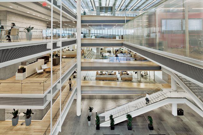 Pharmaceutical lighting and power distribution design for three office buildings and one parking garage