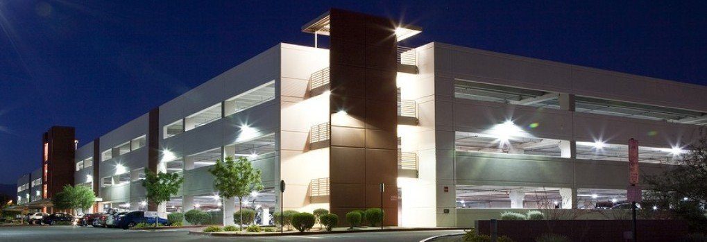 Parking garage LED lighting